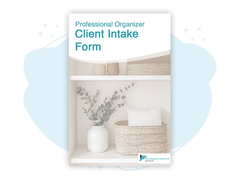 Professional Organizer Client Intake Form